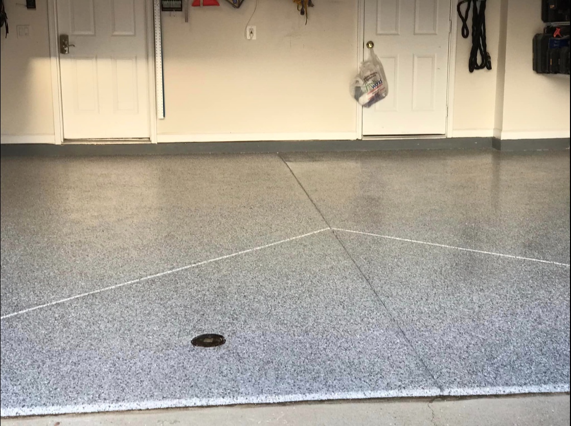 Renewed Garage Floor In Lorton Va Shield Of Northern Virginia
